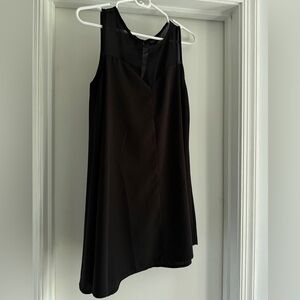 Chic Black Sleeveless Mini Dress